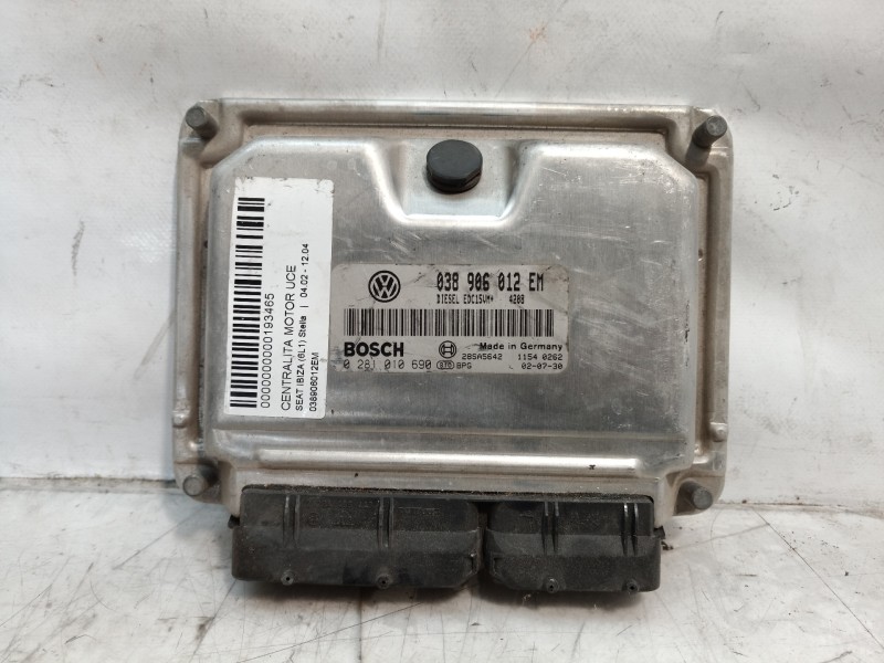 Recambio de centralita motor uce para seat ibiza (6l1) stella referencia OEM IAM 038906012EM  038906012EM
