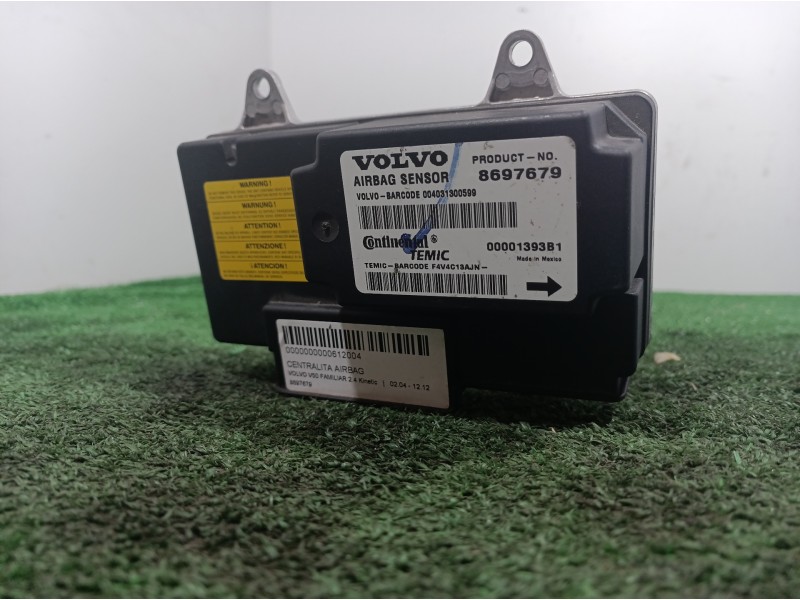 Recambio de centralita airbag para volvo v50 familiar 2.4 kinetic referencia OEM IAM 8697679 8697679 00001393B1
