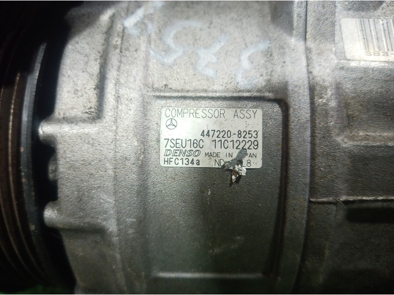 Recambio de compresor aire acondicionado para mercedes-benz clase m (w163) 270 cdi (163.113) referencia OEM IAM 4472208253 44722
