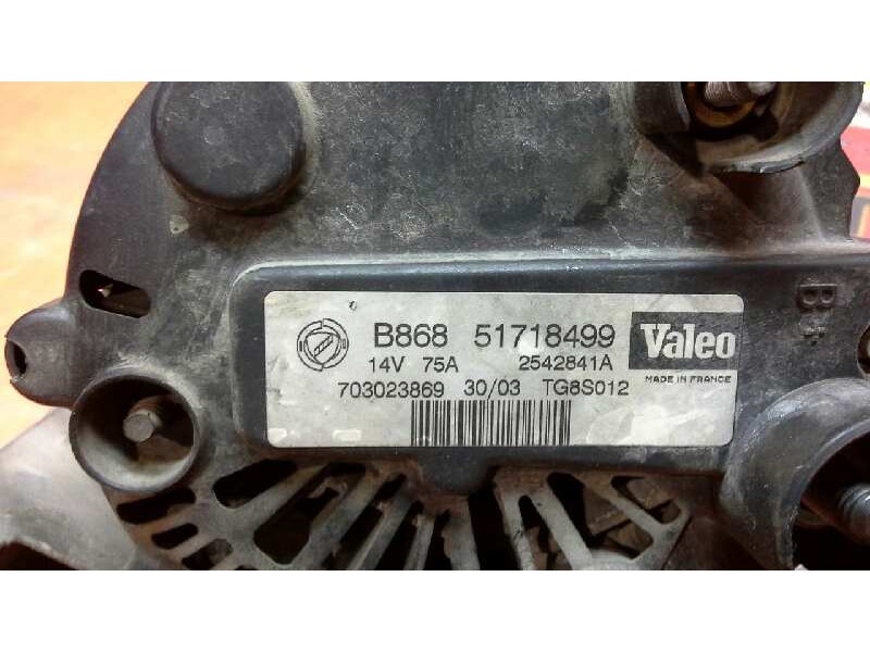 Recambio de alternador para fiat punto berlina (188) 1.3 jtd cat referencia OEM IAM 51718499  