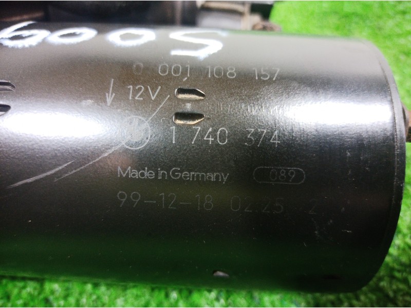 Recambio de motor arranque para bmw serie 3 coupe (e46) 2.0 16v cat referencia OEM IAM 0001108157 0001108157 1740374