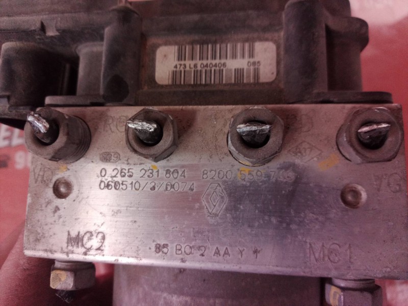 Recambio de abs para renault clio iii 1.5 dci diesel referencia OEM IAM 8200559749 8200559749 0265231804