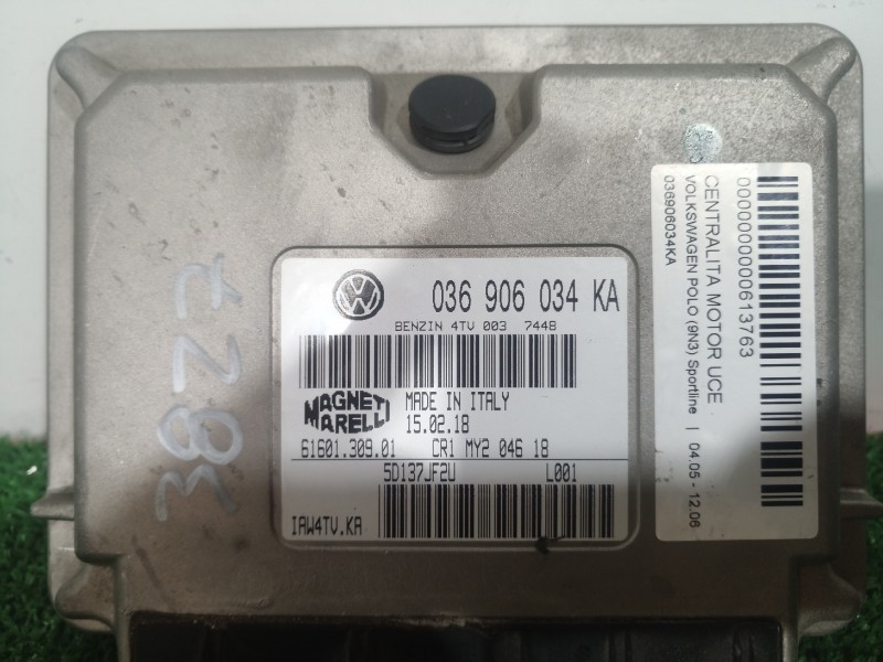 Recambio de centralita motor uce para volkswagen polo (9n3) sportline referencia OEM IAM 036906034KA 6160130901 