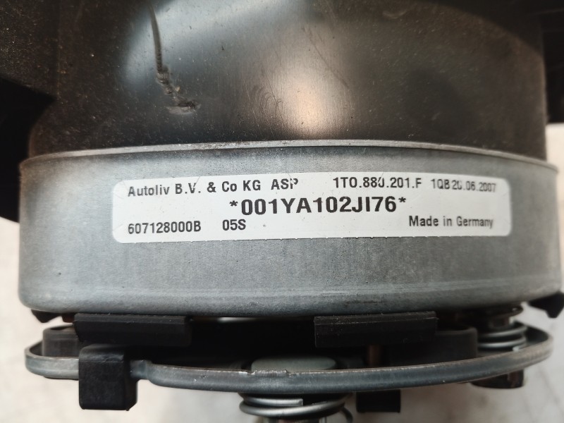 Recambio de airbag volante para volkswagen touran (1t1) conceptline referencia OEM IAM 607128000B 607128000B 607128000B