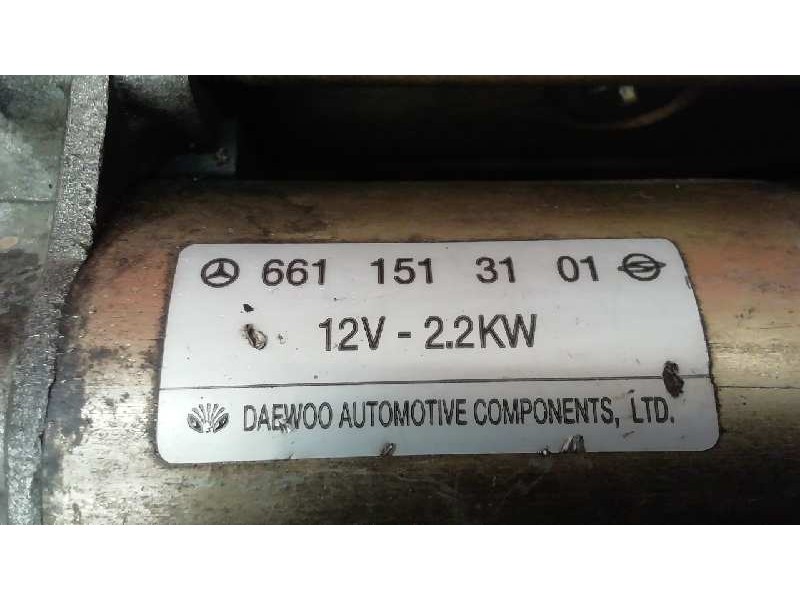 Recambio de motor arranque para ssangyong rexton 270 xdi limited referencia OEM IAM 6611513101  