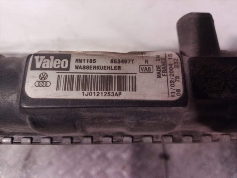 Recambio de radiador agua para seat leon (1m1) signo referencia OEM IAM 1J0121253AP 1J0121253AP 1J0121253