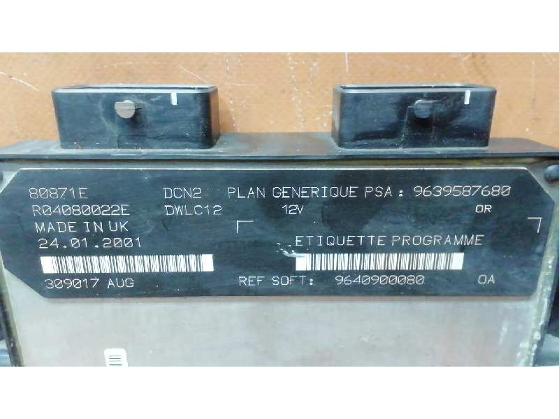 Recambio de centralita motor uce para peugeot 306 berlina 3/4/5 puertas (s2) xs referencia OEM IAM   