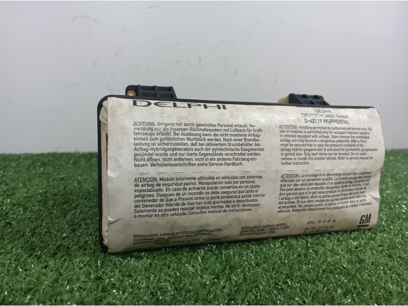 Recambio de airbag delantero derecho para opel tigra twin top edition referencia OEM IAM 93335024 93335024 16835554