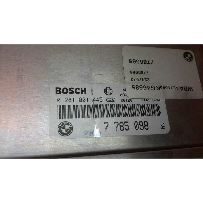 Recambio de centralita motor uce para bmw serie 3 berlina (e46) 320d referencia OEM IAM 0281001445 7785098 0281001445