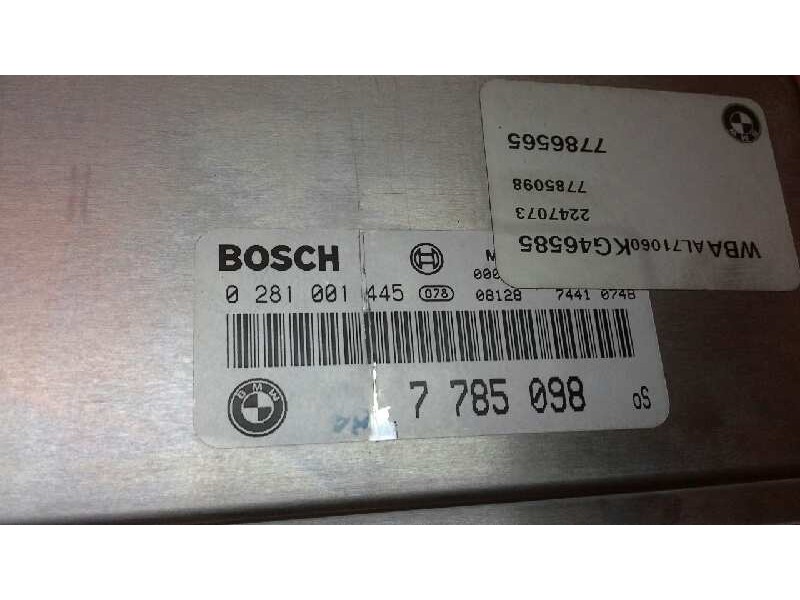 Recambio de centralita motor uce para bmw serie 3 berlina (e46) 320d referencia OEM IAM 0281001445 7785098 0281001445