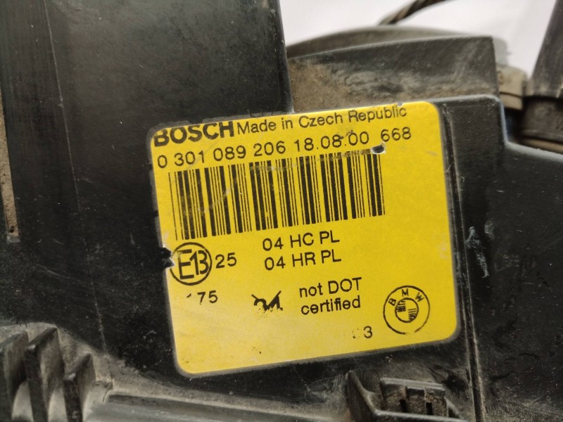 Recambio de faro derecho para bmw serie 3 berlina (e46) referencia OEM IAM 0301089206 0301089206 0301089206