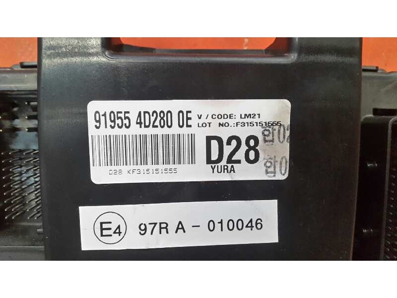 Recambio de caja reles / fusibles para kia carnival 2.9 crdi vgt ex referencia OEM IAM 919554D2800E 919554D2800E 919554D2800E