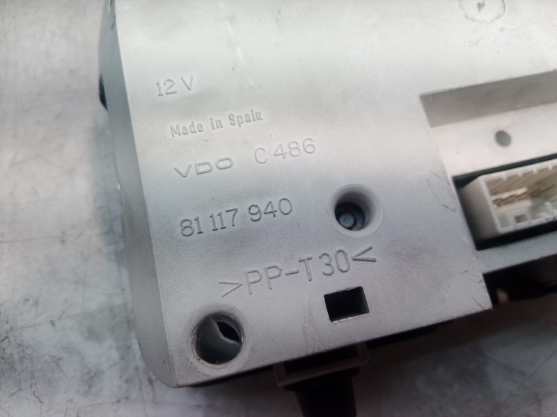 Recambio de cuadro instrumentos para fiat multipla (186) jtd 105 elx eleganza referencia OEM IAM 81117940 81117940 81117940