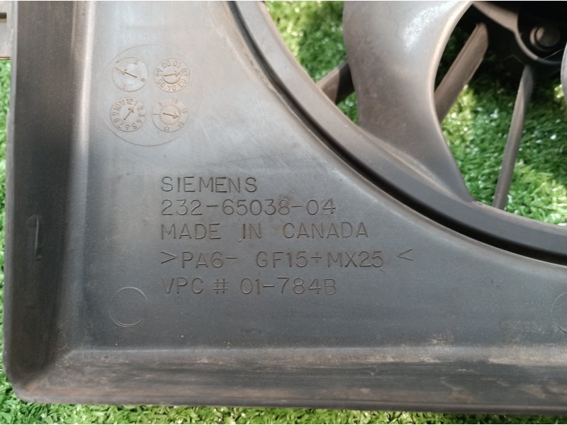 Recambio de electroventilador para chrysler grand voyager limited referencia OEM IAM 2326503804 2326503804 2326503804