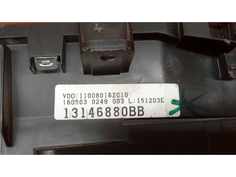 Recambio de cuadro instrumentos para opel meriva 1.6 16v referencia OEM IAM 110080162010 13146880BB 110080162010