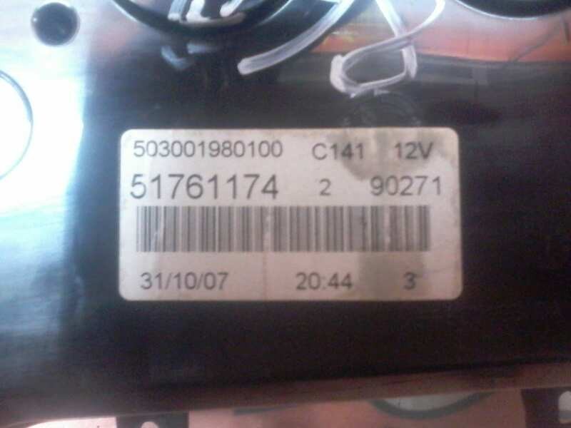 Recambio de cuadro instrumentos para fiat bravo (198) 1.9 8v jtd cat referencia OEM IAM 51761174 51761174 51761174 Recambio de cuadro instrumentos para fiat bravo (198) 1.9 8v jtd cat referencia OEM IAM 51761174 51761174 51761174