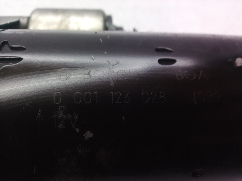 Recambio de motor arranque para volkswagen golf vi (5k1) rabbit referencia OEM IAM 0001123028 0001123028 02Z911023