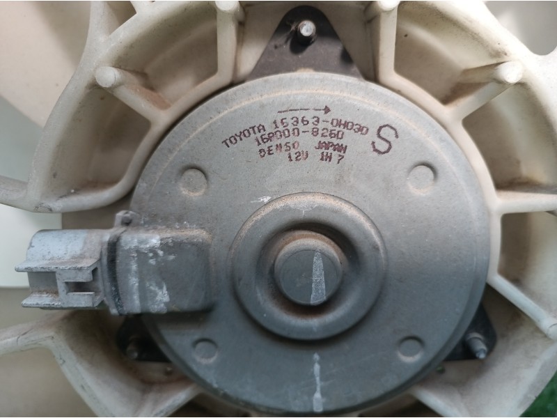 Recambio de electroventilador para toyota yaris (ksp9/scp9/nlp9) básico referencia OEM IAM 1680008260 1680008260 1680008260