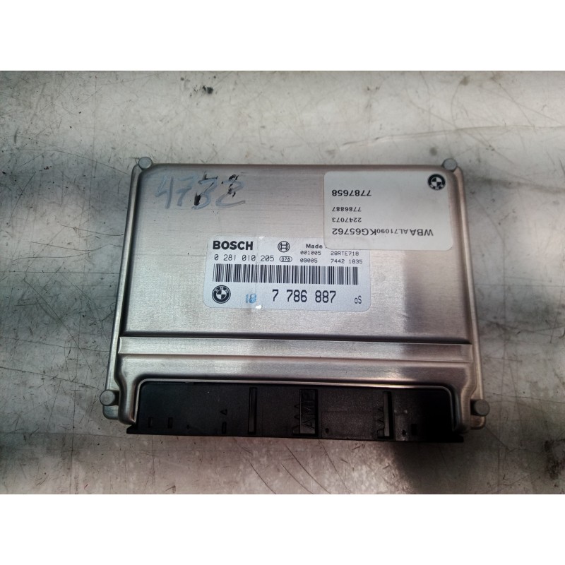 Recambio de centralita motor uce para bmw serie 3 berlina (e46) 320d referencia OEM IAM 0281010205 0281010205 7786887