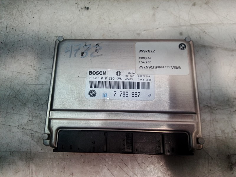 Recambio de centralita motor uce para bmw serie 3 berlina (e46) 320d referencia OEM IAM 0281010205 0281010205 7786887