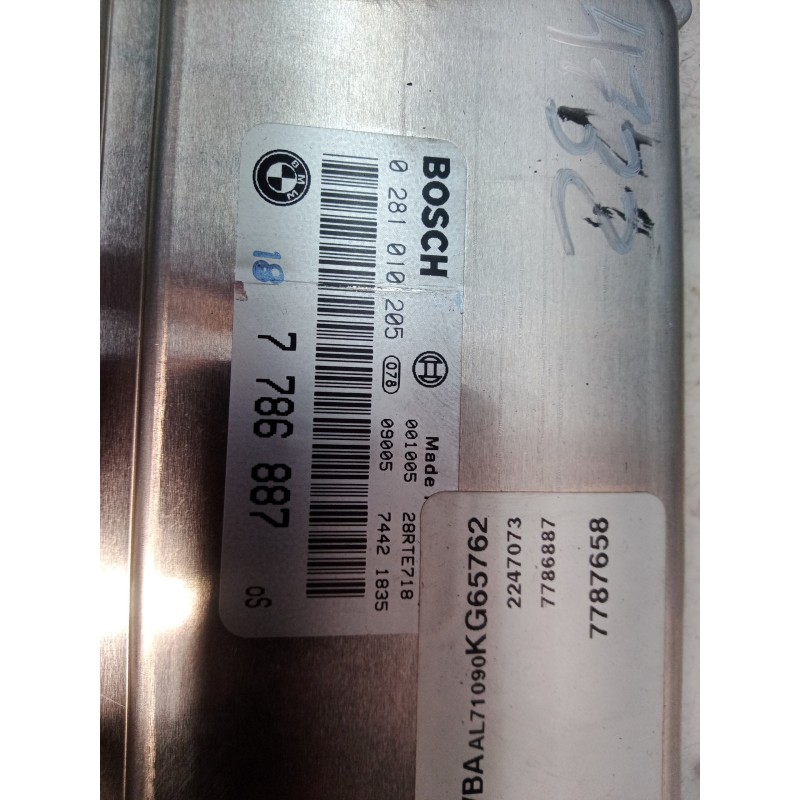 Recambio de centralita motor uce para bmw serie 3 berlina (e46) 320d referencia OEM IAM 0281010205 0281010205 7786887