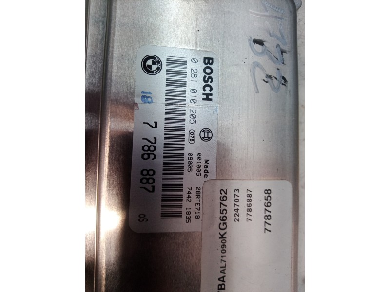 Recambio de centralita motor uce para bmw serie 3 berlina (e46) 320d referencia OEM IAM 0281010205 0281010205 7786887