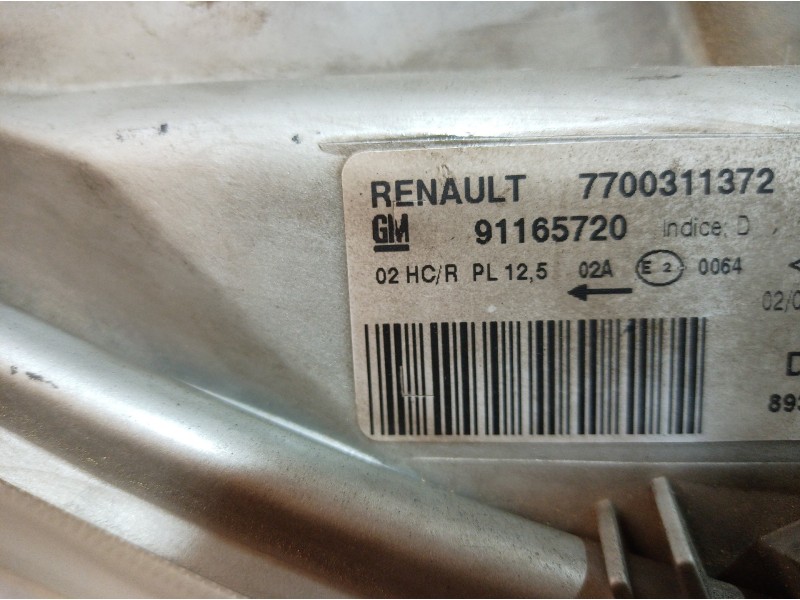Recambio de faro derecho para renault trafic combi (ab 4.01) passenger privilege referencia OEM IAM 91165720 91165720 91165720