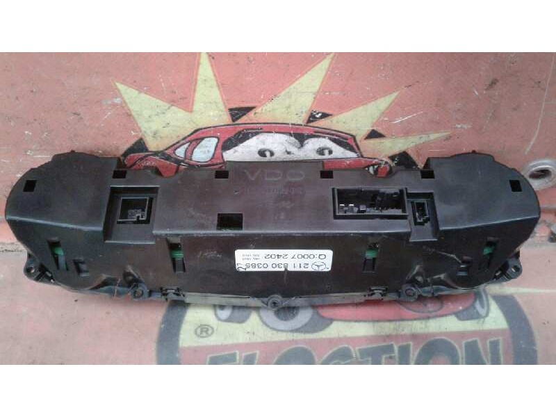 Recambio de mando climatizador para mercedes-benz clase e (w211) berlina e 270 cdi (211.016) referencia OEM IAM 2118300385 21183