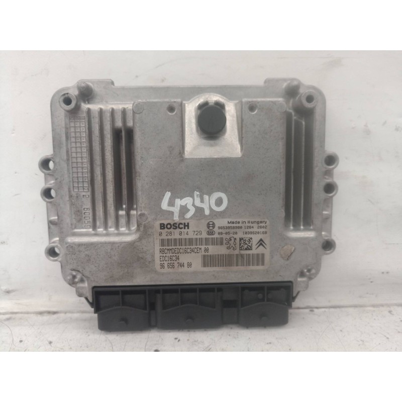 Recambio de centralita motor uce para citroën c4 picasso exclusive referencia OEM IAM 0281014729 0281014729 9665674480