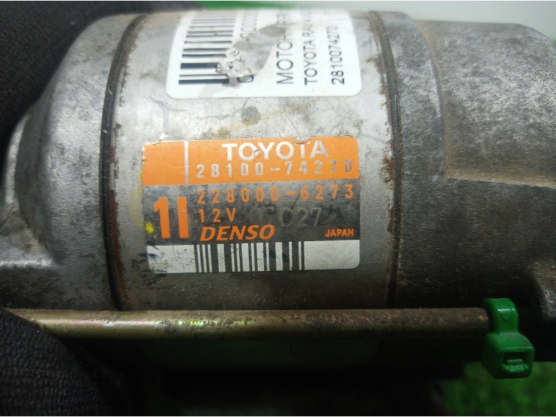 Recambio de motor arranque para toyota rav 4 (a2) 2.0 luna 4x4 referencia OEM IAM 2810074270 2810074270 2280006273
