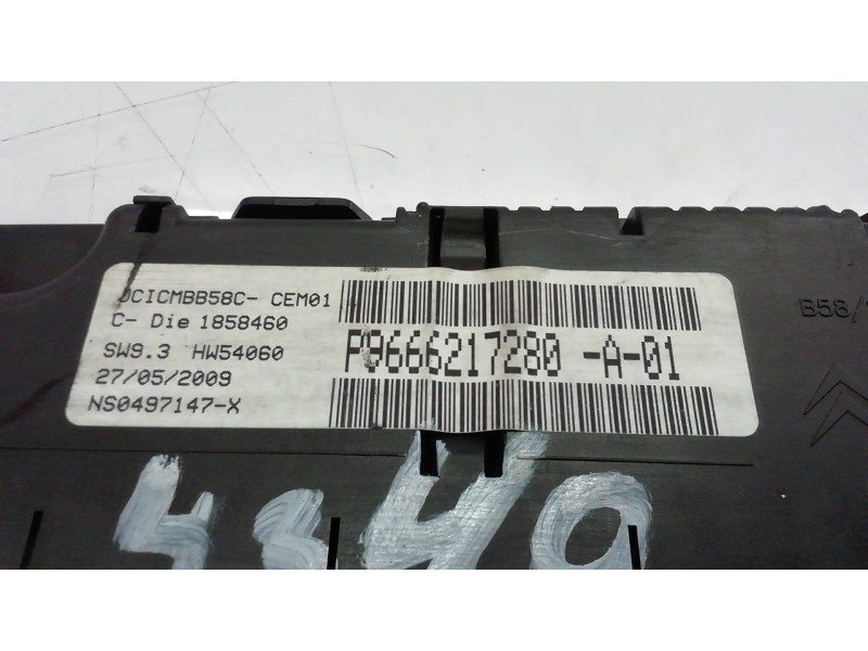 Recambio de cuadro instrumentos para citroën c4 picasso exclusive referencia OEM IAM P9666217280 P9666217280 P9666217280