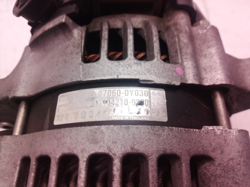 Recambio de alternador para toyota yaris active referencia OEM IAM 270600Y030 270600Y030 270600Y030