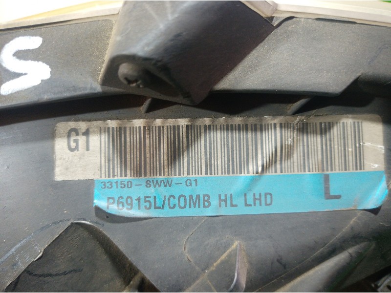 Recambio de faro izquierdo para honda cr-v (re) executive referencia OEM IAM P6915L P6915L P6915L