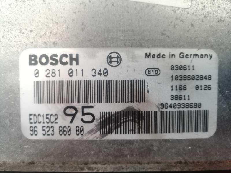 Recambio de centralita motor uce para citroën c5 berlina 2.0 hdi x referencia OEM IAM 9652386080 0281011340 