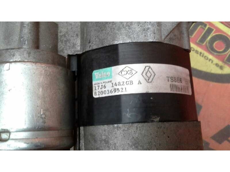 Recambio de motor arranque para renault kangoo (f/kc0) 1.5 dci diesel referencia OEM IAM 8200369521  