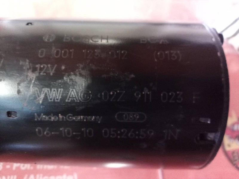 Recambio de motor arranque para volkswagen golf v berlina (1k1) trendline referencia OEM IAM 02Z911023F 0001123012 