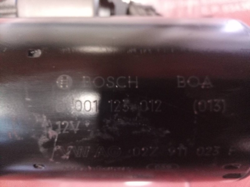 Recambio de motor arranque para volkswagen golf v berlina (1k1) trendline referencia OEM IAM 02Z911023F 0001123012 