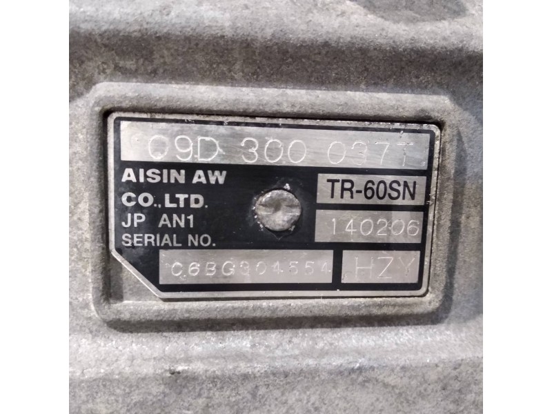 Recambio de caja cambios para volkswagen touareg (7la) tdi r5 referencia OEM IAM HZY HZY TR60SN