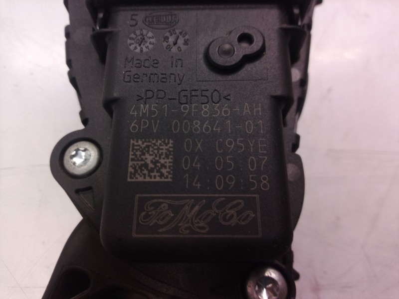 Recambio de potenciometro pedal para ford focus berlina (cap) ambiente (d) referencia OEM IAM 4M519F836AH 4M519F836 4M519F836