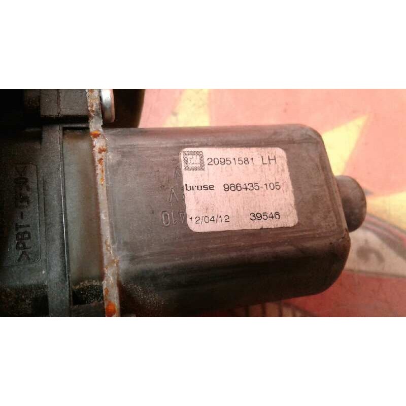 Recambio de elevalunas delantero izquierdo para opel astra j sports tourer sport referencia OEM IAM 20951581 20951581 