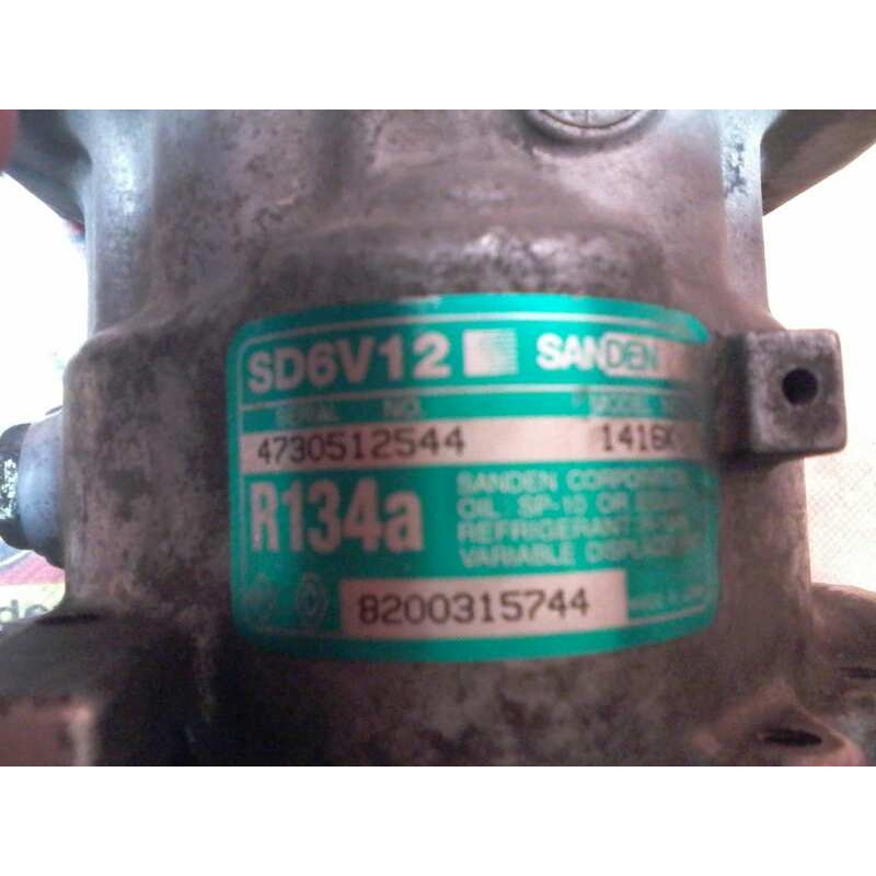 Recambio de compresor aire acondicionado para renault clio ii fase ii (b/cb0) 1.5 dci diesel referencia OEM IAM 1416K 8200315744