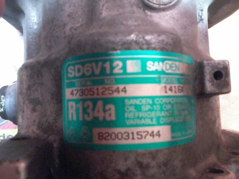 Recambio de compresor aire acondicionado para renault clio ii fase ii (b/cb0) 1.5 dci diesel referencia OEM IAM 1416K 8200315744