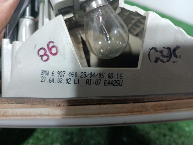 Recambio de piloto trasero derecho interior para bmw serie 3 berlina (e90) 325i referencia OEM IAM 6937460  