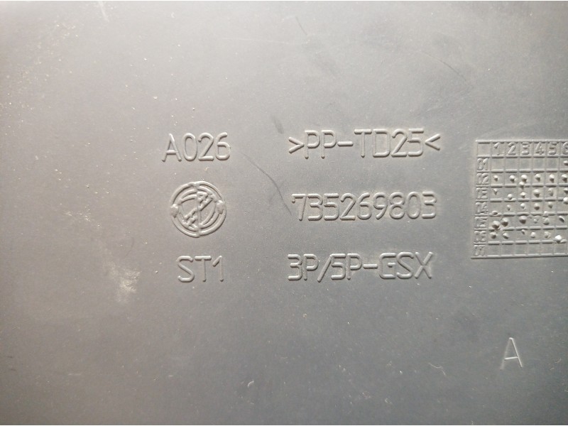 Recambio de guantera para fiat stilo (192) 1.6 16v dynamic (04.2006) referencia OEM IAM 735269803 735269803 735269803
