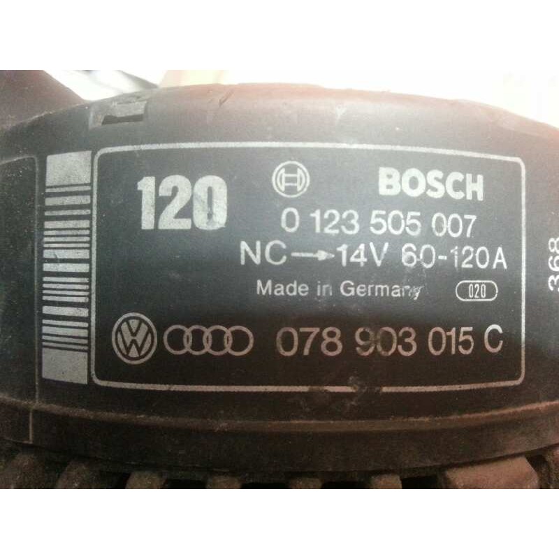 Recambio de alternador para audi a6 berlina (c4) 2.6 v6 cat (abc) referencia OEM IAM 0123505007 078903015C 