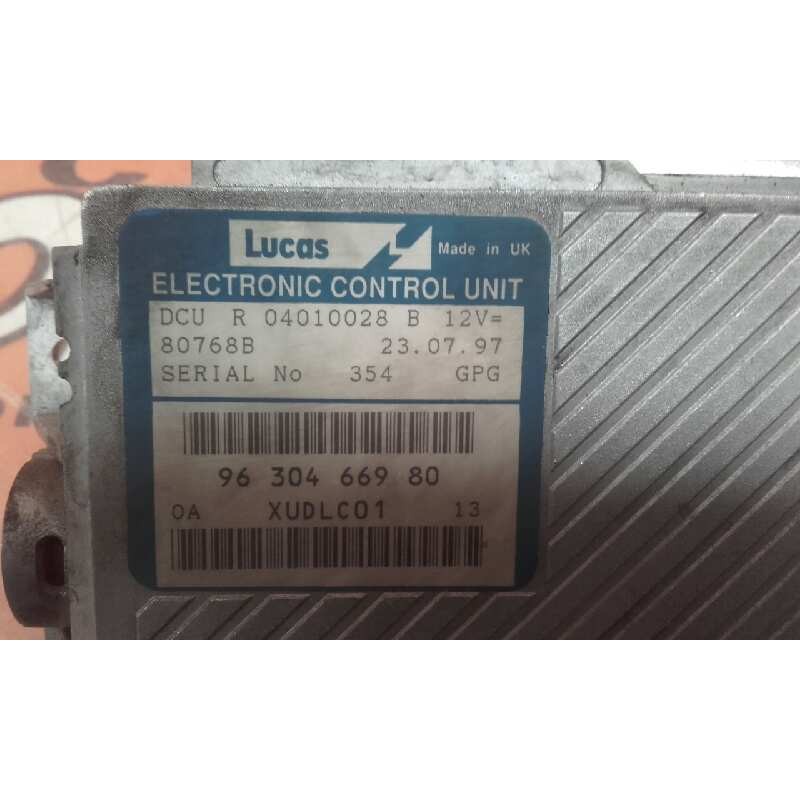 Recambio de centralita motor uce para peugeot 406 berlina (s1/s2) svdt referencia OEM IAM 9630466980 80768B 04010028B