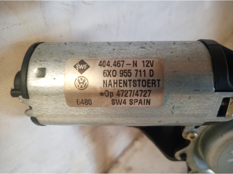 Recambio de motor limpia trasero para volkswagen polo berlina (6n2) trendline referencia OEM IAM 6X0955711D 6X0955711D 6X0955711