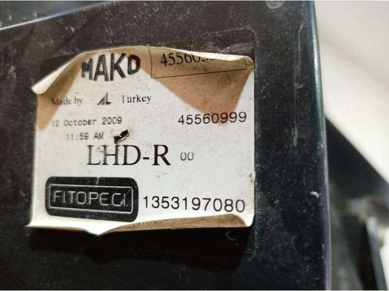 Recambio de faro derecho para peugeot bipper tepee outdoor referencia OEM IAM 45560999 45560999 45560999