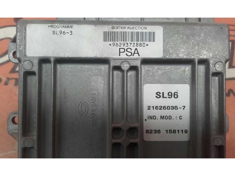 Recambio de centralita motor uce para peugeot 206 berlina xs referencia OEM IAM 9629372880 8236158119 216260357