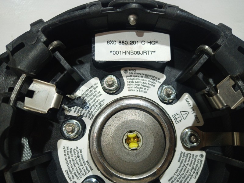 Recambio de airbag volante para volkswagen polo berlina (6n2) trendline referencia OEM IAM 6X0880201CHCF  